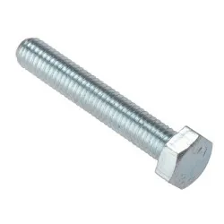 M4x10 Hex Head Set Screw Zinc Plated (Pack of 500) [Grade 8.8]